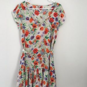 Joie Silk Belinda Floral Dress